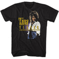 Black Tina Turner t-shirt featuring a Slouchy Shirt and Tie design