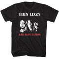 Black Thin Lizzy t-shirt featuring a Bad Reputation design