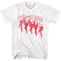 White The Temptations t-shirt featuring a The Temptations back-to-front design