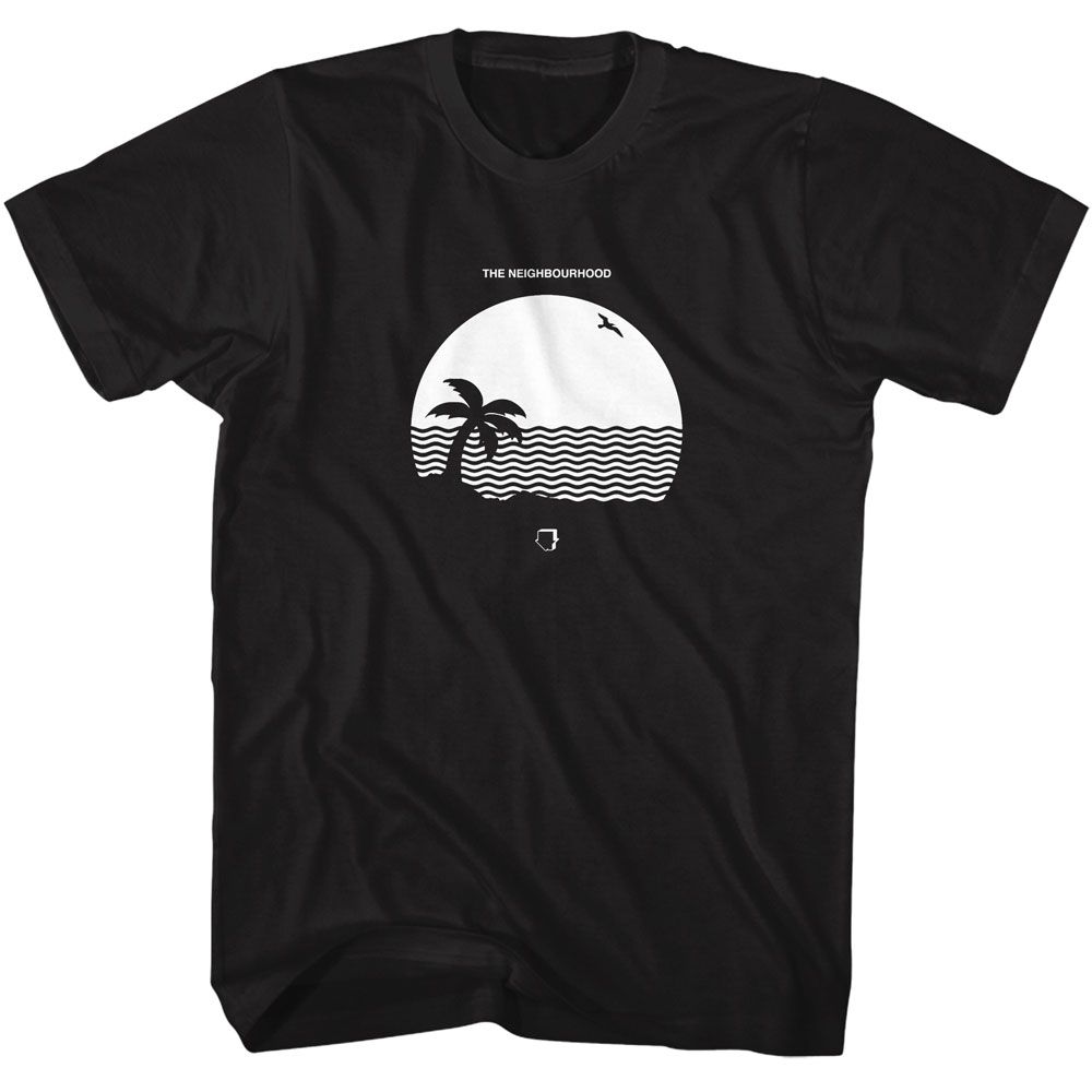 Black The Neighbourhood t-shirt featuring a Wiped Out! design