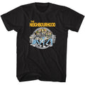 Black The Neighbourhood t-shirt featuring a Forest Hills design