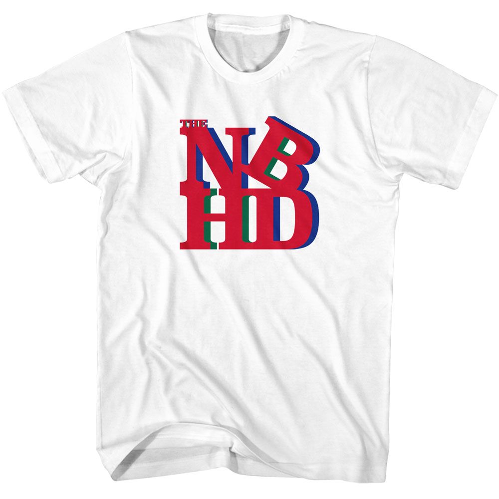 White The Neighbourhood t-shirt featuring a The Neighbourhood sculpture design