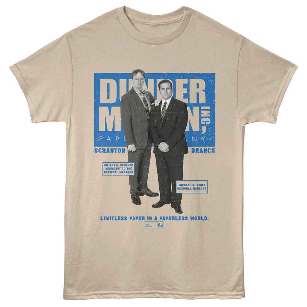Sand The Office t-shirt featuring a Limitless Paper design