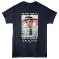 Navy The Office t-shirt featuring a The Office The Office Dwight Bears Beets design