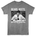 Graphite Heather The Office t-shirt featuring a The Office The Office Jim Bears Beets design