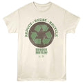 Natural The Office t-shirt featuring a Reduce Reuse Dunder Mifflin design
