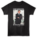 Black The Office t-shirt featuring a The Office The Office Superstitious design