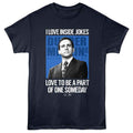 Navy The Office t-shirt featuring a The Office The Office Inside Jokes design