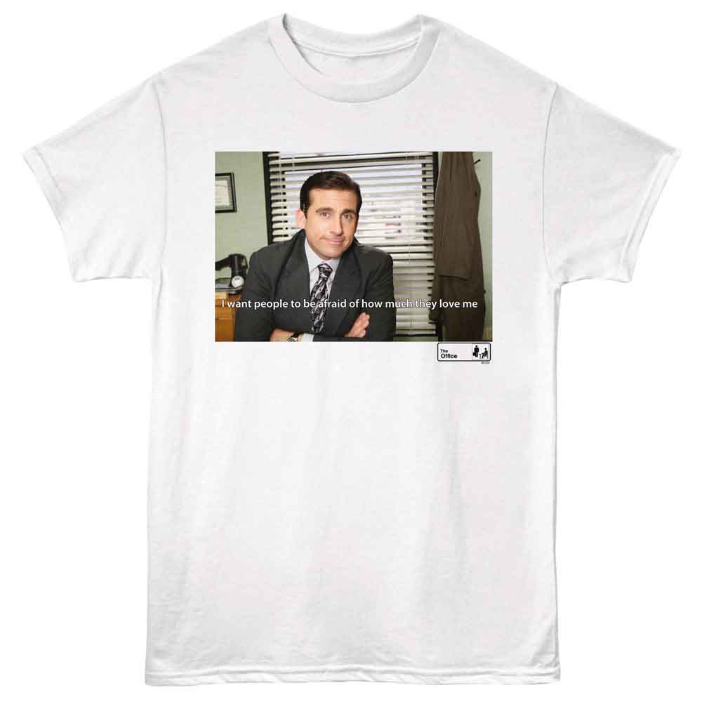 White The Office t-shirt featuring a The Office The Office I Want People to design
