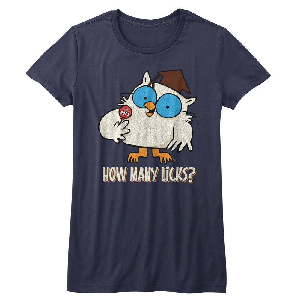 Tootsie Pop Ladies T-Shirt - How Many Licks Black Heather