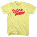Yellow Heather Sugar Daddy t-shirt featuring a Sugar Daddy design