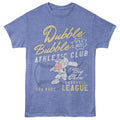 Light Blue Heather Tootsie Roll t-shirt featuring an Athletic Club design