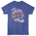 Royal blue heather Dubble Bubble t-shirt featuring a America's Original Baseball design