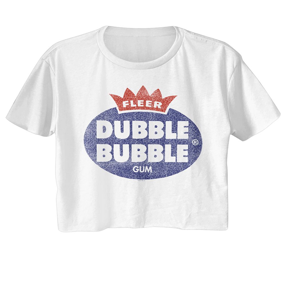 Dubble Bubble Ladies Crop Top - Gum