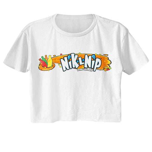 Nik-L-Nip Ladies Crop Top - Logo