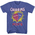Royal Heather Blow Pop t-shirt featuring a Pops design
