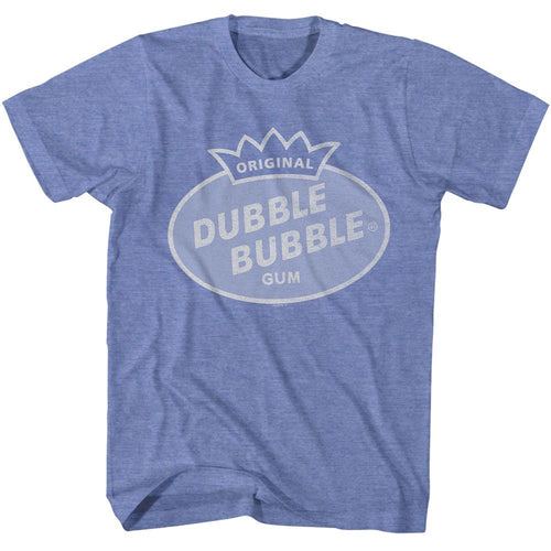 Light Blue Heather Dubble Bubble t-shirt featuring a Tone design