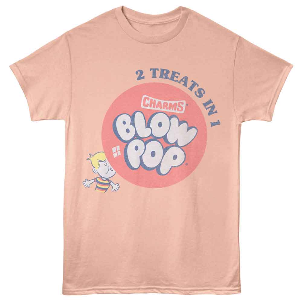 Peach Dubble Bubble t-shirt featuring a Two in One Peach design
