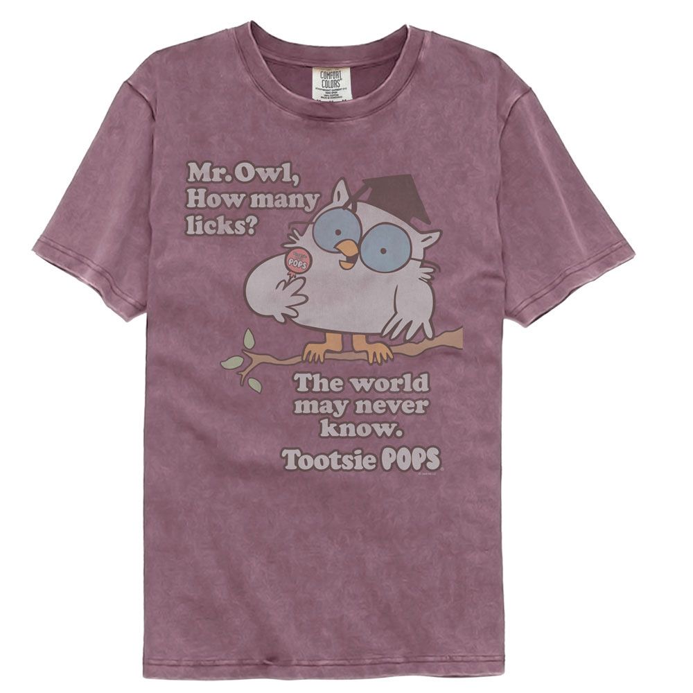 Tootsie Pop Comfort Colors T-Shirt - Tootsie Pops How Many Licks