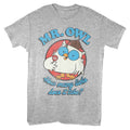 Gray Heather Tootsie Pop t-shirt featuring a How Many Licks Gray Heather design