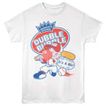 White Dubble Bubble t-shirt featuring a Pud Baseball White design