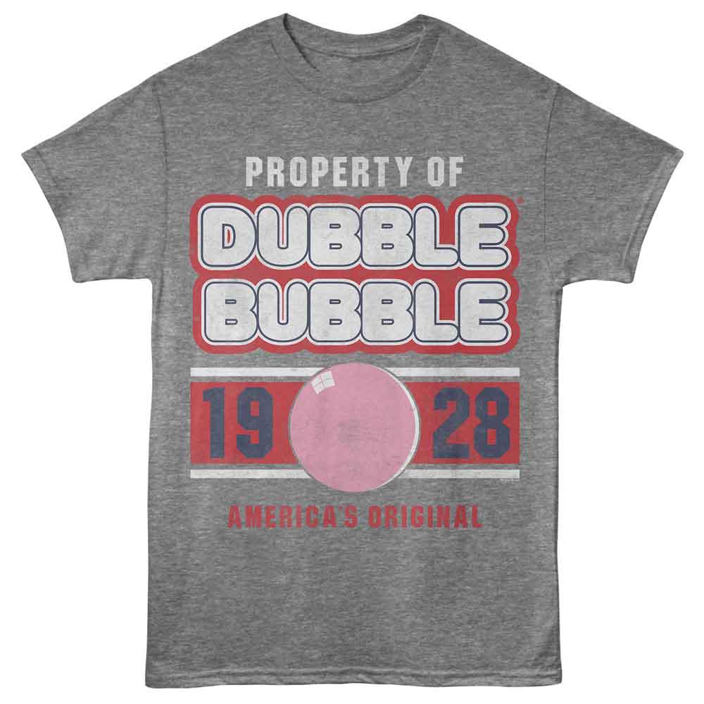 Graphite Heather Tootsie Roll t-shirt featuring a Property Of design