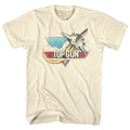 Natural Top Gun t-shirt featuring a Fade design