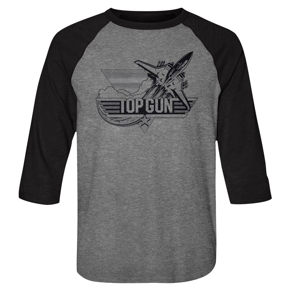 Top Gun 3/4 Raglan - Blk