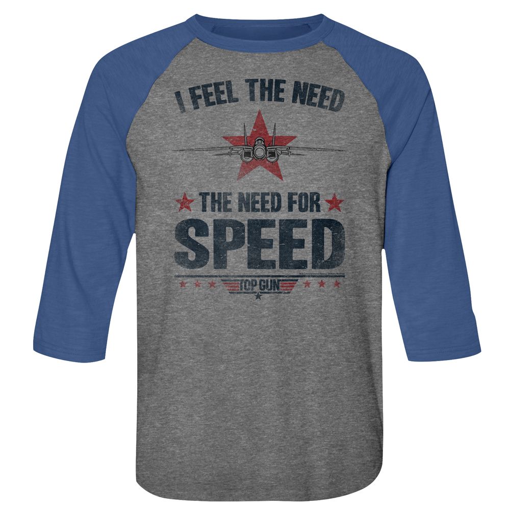 Top Gun 3/4 Raglan - Needing Speed