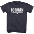 Navy Heather Top Gun t-shirt featuring an Iceman Navy Heather design