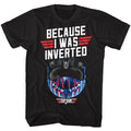 Black Top Gun t-shirt featuring an Inverted Black design