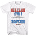 White Top Gun t-shirt featuring an Inverted White design