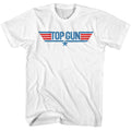 White Top Gun t-shirt featuring a Logo White design