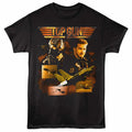 Black Top Gun t-shirt featuring a Collage design