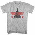Gray Heather Top Gun t-shirt featuring a Tomcat Gray Heather design