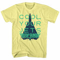 Yellow Heather Top Gun t-shirt featuring a Cool Yellow Heather design