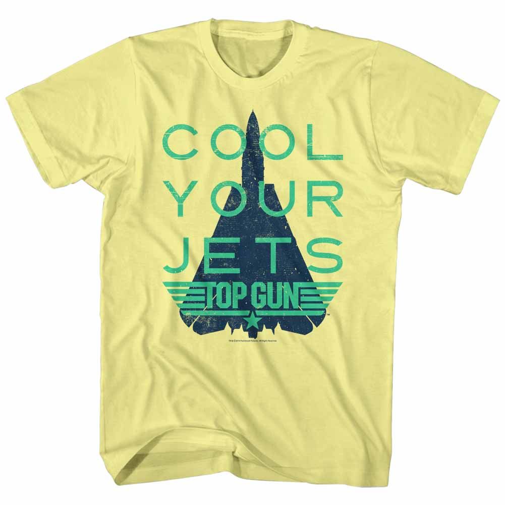 Yellow Heather Top Gun t-shirt featuring a Cool Yellow Heather design
