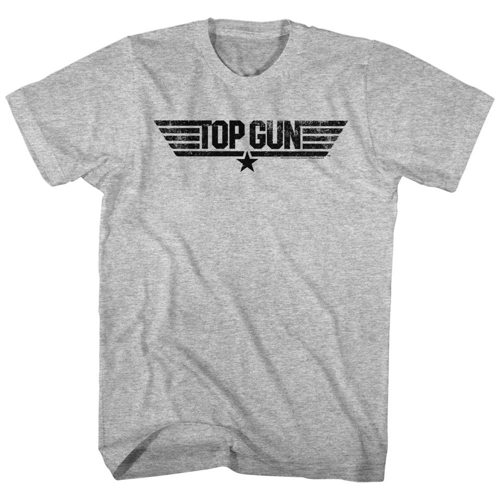 Gray Heather Top Gun t-shirt featuring a Logo Gray Heather 540 design
