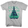 Gray Heather Top Gun t-shirt featuring a Cool Gray Heather design