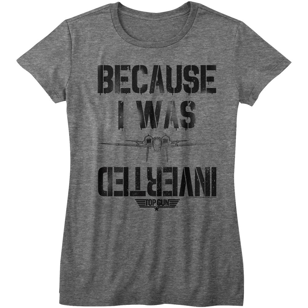 Top Gun Ladies T-Shirt - Inverted