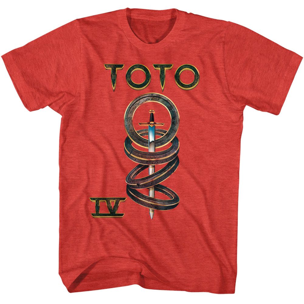 Red Heather Toto t-shirt featuring a Toto IV Album Cover design