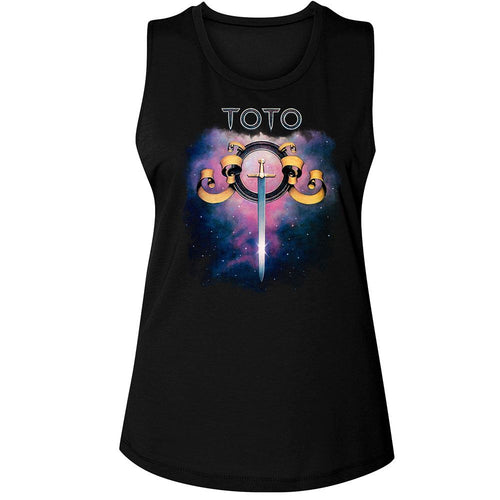 Toto Ladies Muscle Tank - Galaxy