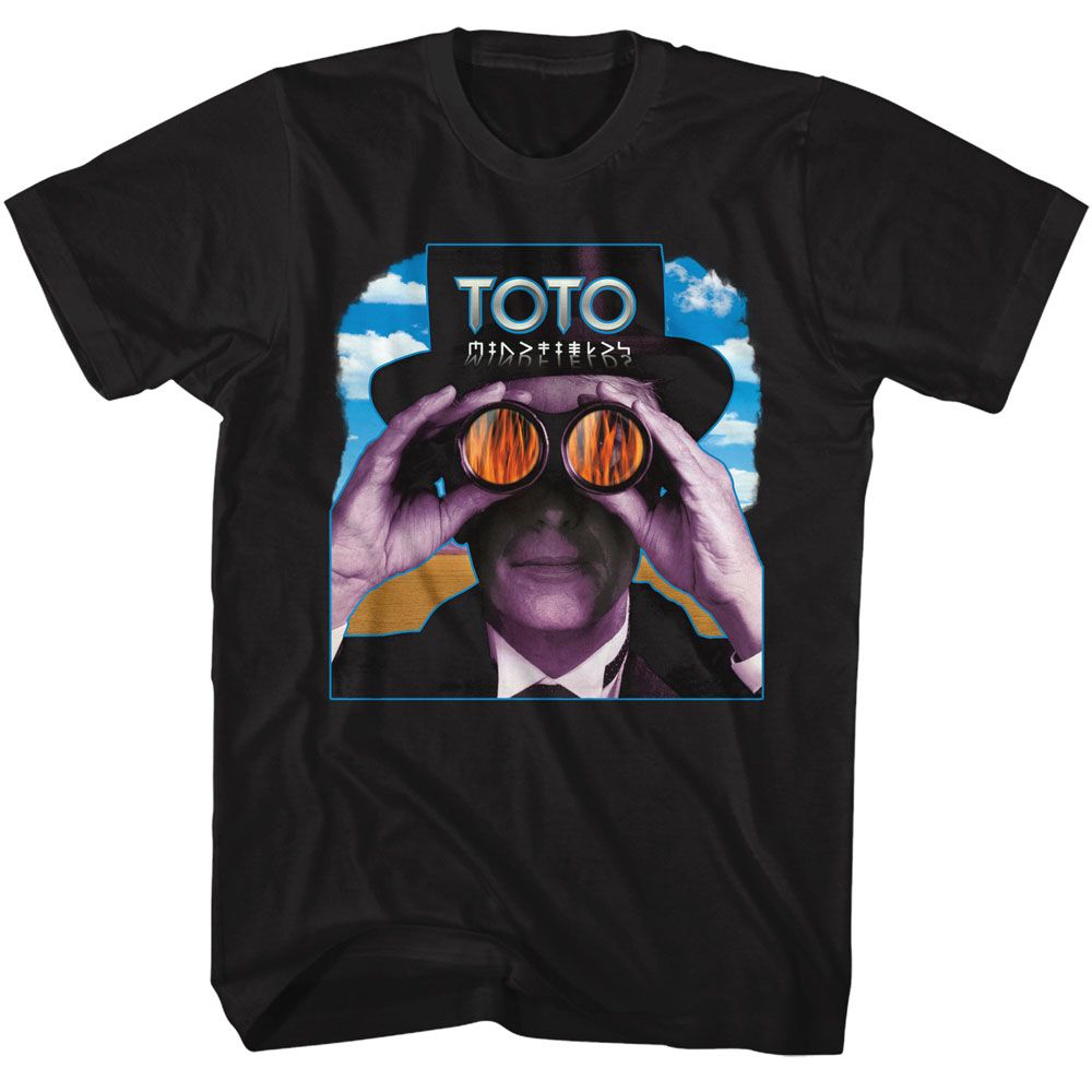 Black Toto t-shirt featuring a Mindfields design