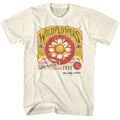 Natural Tom Petty t-shirt featuring a Wildflowers design