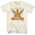 Natural Tom Petty t-shirt featuring a Good to Be King design