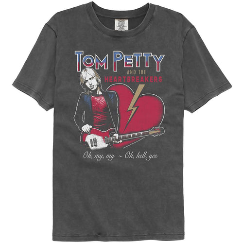 Tom Petty Washed Black T-Shirt - Oh My My