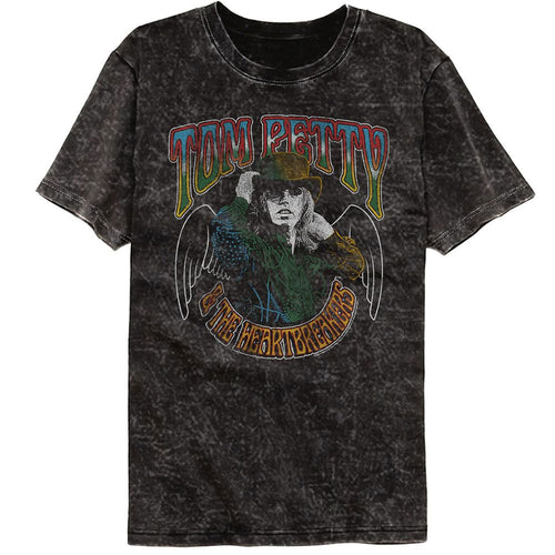 Tom Petty Mineral Wash T-Shirt - With Wings
