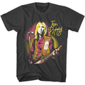 Smoke Gray Tom Petty t-shirt featuring a Tom Petty at the Mic design