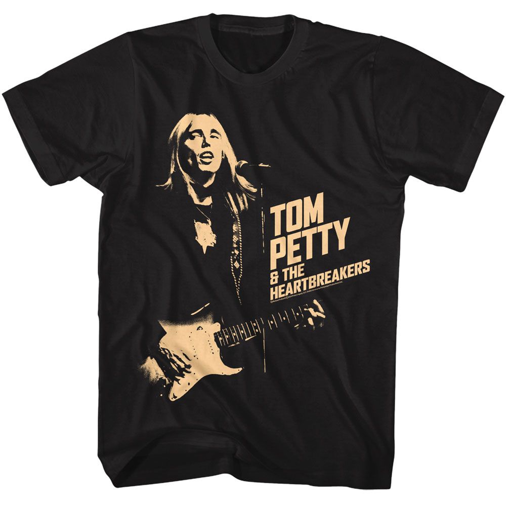 Black Tom Petty t-shirt featuring a Tom Petty and the Heartbreakers design