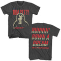 Smoke Gray Tom Petty t-shirt featuring a Runnin' Down a Dream design